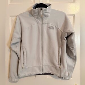 The North Face Glacier Full Zip Fleece Jacket Light Gray Size S